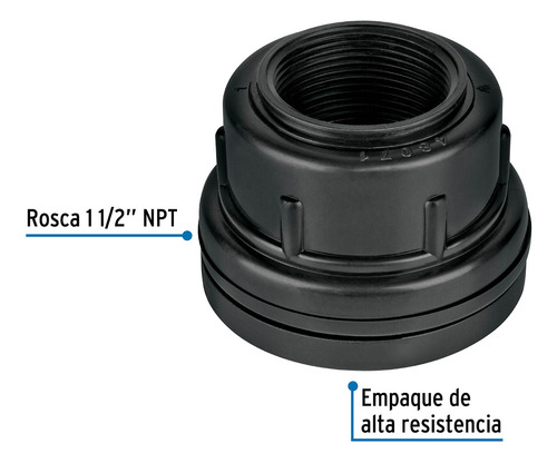 Brida De 2-1/2 De Polipropileno Para Tinaco, Foset 48071
