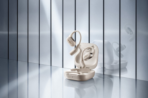 Audífonos Bluetooth Shokz Openfit Openear Beige Truewireless