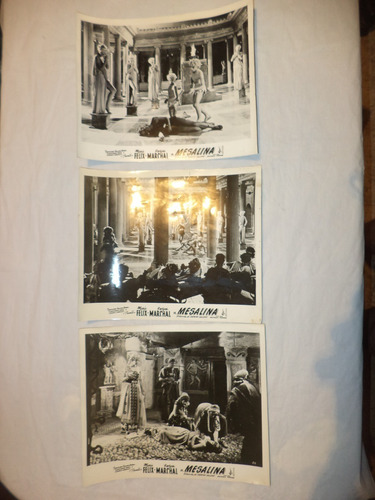 Carteles De Película O Lobby Cards Mesalina María Félix 1951 (Usado)