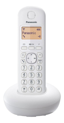 Telefone Panasonic KX-TGB210 sem fio - cor branco