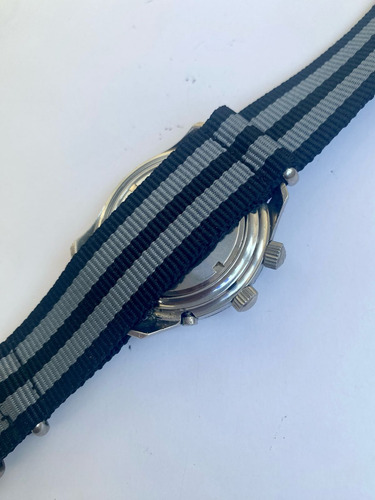 Reloj Orient King Diver Made In Japan 42 Mm 1970 Gris Y Negra Plateado (Usado)