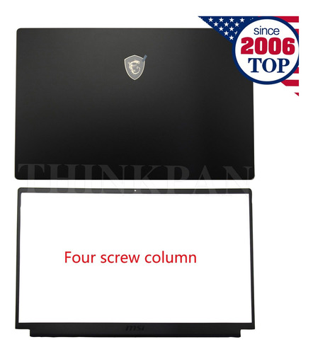 New Lcd Back Cover+front Bezel For Msi Gs75 Stealth Ms-1 Aab