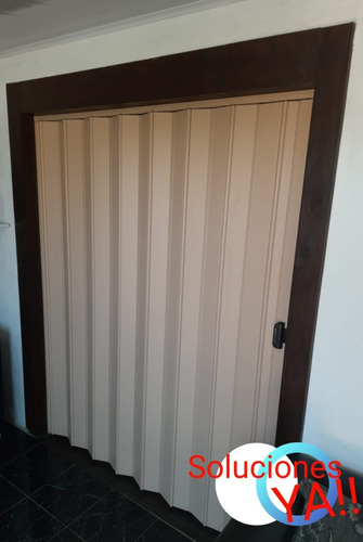 Puerta Plegable Pvc Cierre Central Fabrico A Medida 1.7x2.1
