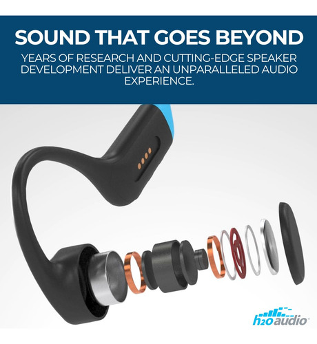 Auriculares H2o Audio Tri 2 Multideporte A Prueba De Agua Bl