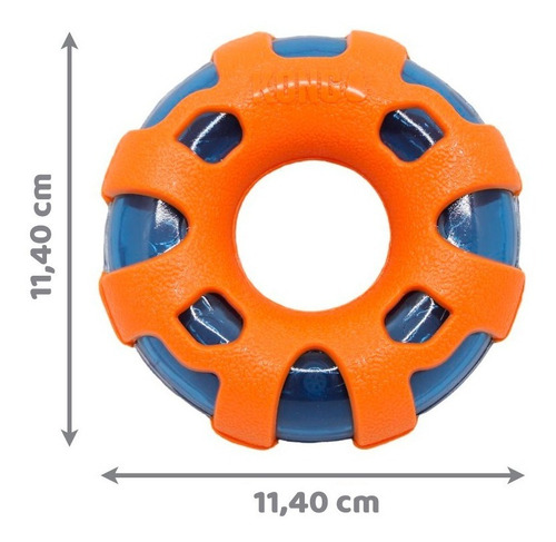 Imagen 2 de 8 de Kong Wrapz Ring Small Juguete Anillo Perros-