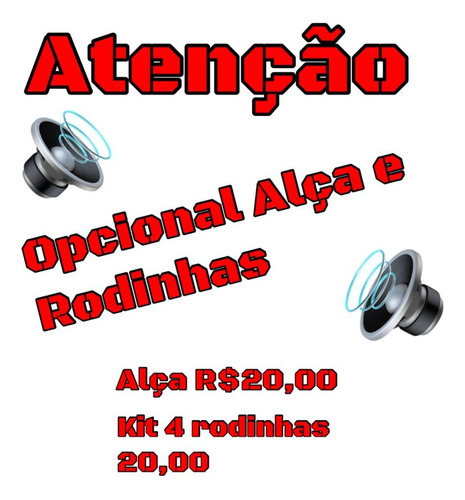 Caixa De Som Bob 4 Vias Alto Falante 12 Com Médio 10