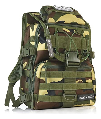 Bolsa De Combate (camuflaje De Jungla)