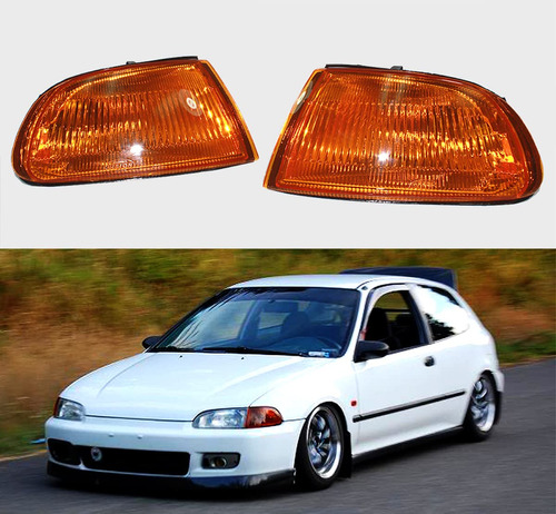 Ambar Jdm Vision Luz Lampara Esquina Señal Vuelta Honda Eg