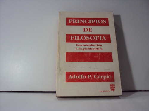 Principios De Filosofia Carpio