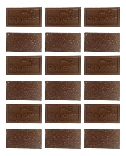 Barras De Chocolate Wonka 50 Piezas