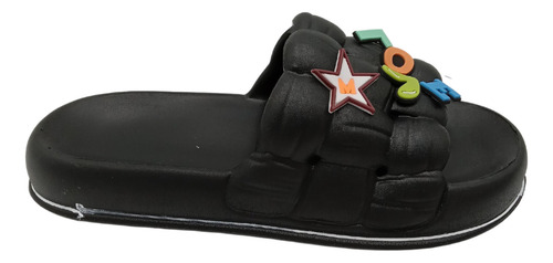 Sandalia Dama Slide Tipo Pantufla Pines Moda Tallas 23 Al 26