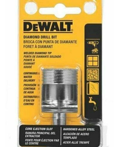 Broca Copa Punta Diamante Dewalt Dw5586 35 Mm Importada Usa