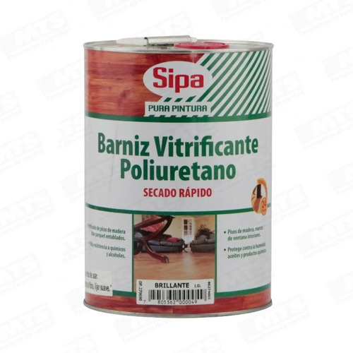 Galon - Barniz Vitrificante Brillante Gl Sipa Natural