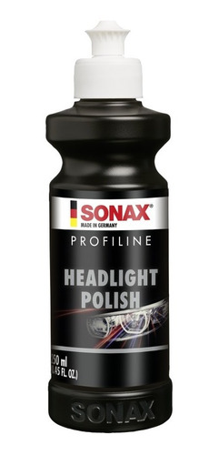 Sonax Headlight Polish Pulidor Resturador De Opticas - 250ml