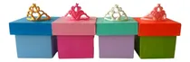 Comprar Souvenirs Caja Coronitas Princesa Colores Porcelana Fría X10