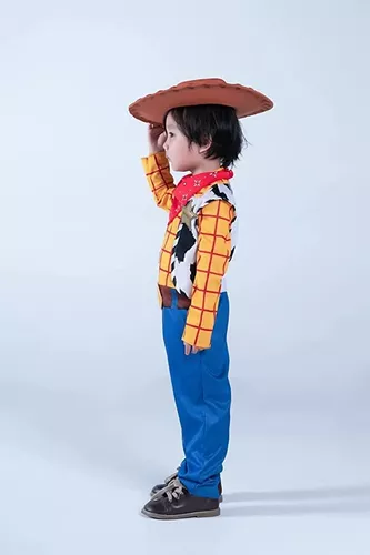 Disney Toy Story - Disfraz clásico de Woody para niños pequeños