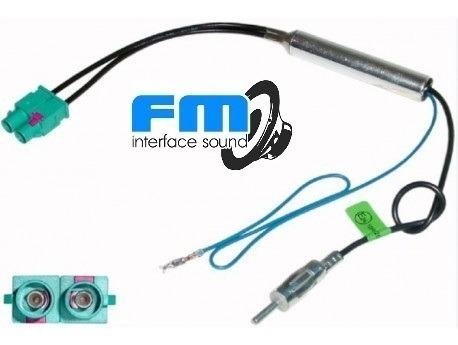 Antena Para Stereo Iso A Doble Fakra  Vw Amarok C/ Phanton