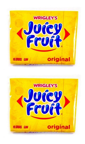 Goma De Mascar Wrigley's Juicy Fruit 40,5g Kit 2 Unid