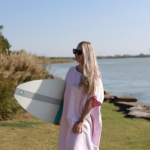 Poncho De Surf De Microfibra Hiturbo, Cambiador De Traje De