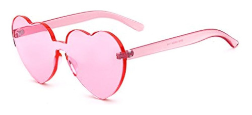 Gafas De Sol Con Forma De Corazón Para Mujer Con Marco Sin B