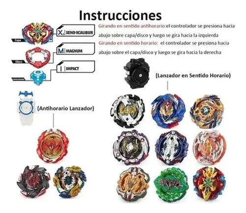 Juego De Monedas De Metal Functional Burst Beyblade Para Niñ