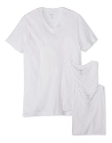 Essential Cotton 3 Pack Camiseta De Cuello En V