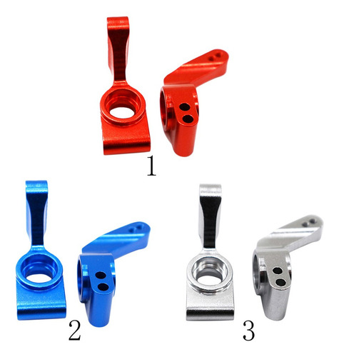 2 Soportes De Eje Trasero De Aluminio Para Traxxas Slash 2wd