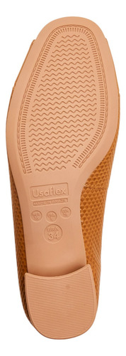 Scarpin Casual Femi Peep Toe Aa2708 Com Calce Fácil Usaflex