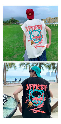 Camiseta Sin Mangas De Verano Para Hombre, Moderna Camiseta