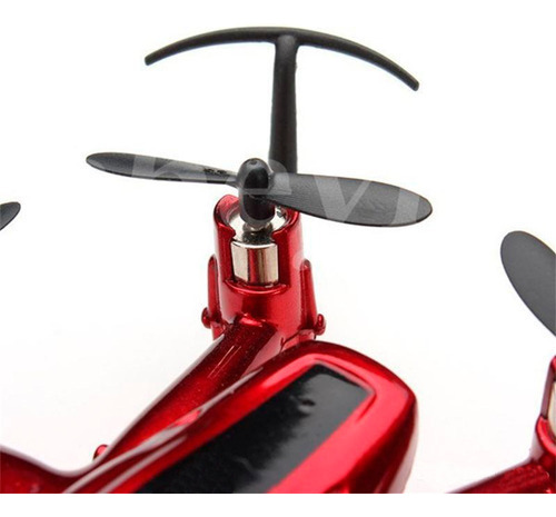 Micro Mini Drone Hexacopter 6 Hélices Con Control Rojo