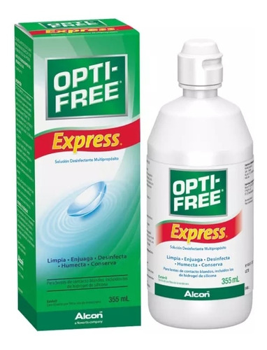 Solución De Lentes De Contacto Opti-free Express 355 Ml 