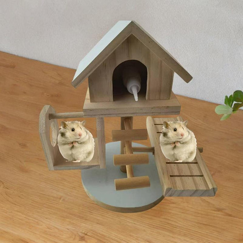 Dwarf Hamster House Diy Pet Living Playground Entrenamiento