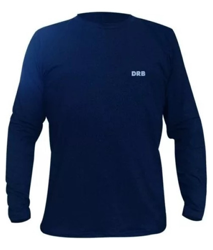 Remera Drb Termica Micropolar Azul Hombre