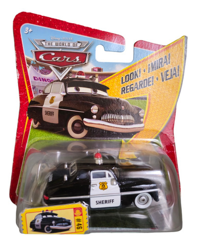 Disney-pixar-cars Sheriff !mira Como Cambia Sus Ojos¡ Mattel