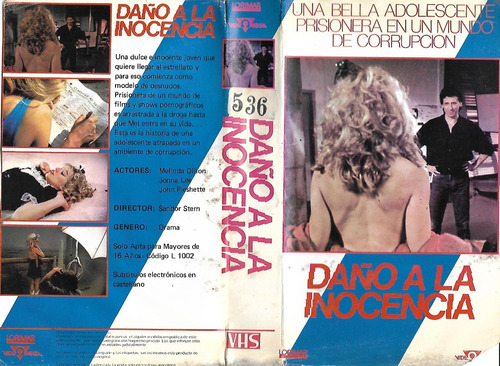 Daño A La Inocencia Vhs Jonna Lee Melinda Dillon