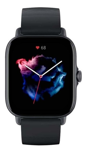 Smartwatch Reloj Amazfit Gts 3 Negro Gps Amoled 1,75 Cta -*