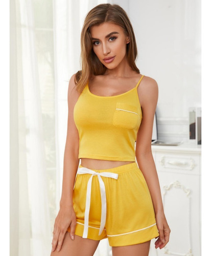 Conjunto De Pijama Sensual, Fino Y Transpirable