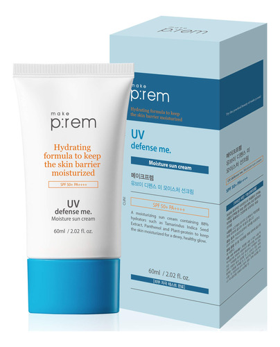 Makep:rem Humedad Mineral Sun Cream Uv Defense Spf 50+ Pa+++