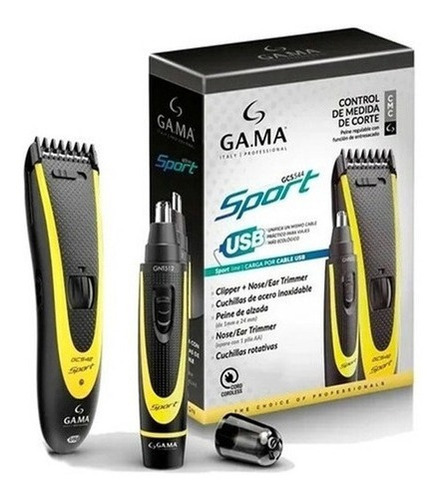 Maquina Cortadora De Pelo Gama Gcs544 Sport Usb + Nasal 