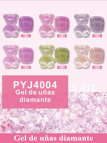 Gel De Diamantes De Imitación Iridiscentes Pandora De /6pcs