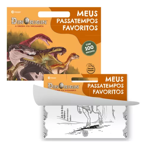 Livro Infantil Dinossauros - Adesivos, Atividades, Jogos E