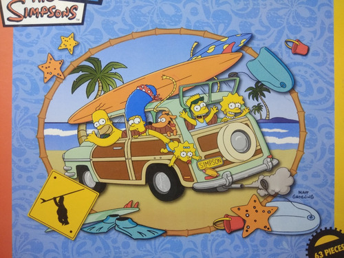 Simpsons 2007 - Puzzle Rompecabezas 63 Piezas (Usado)