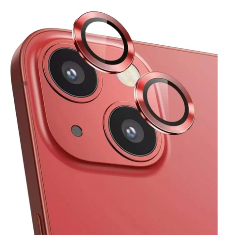 Vidrio Protector Lente De Cámara Para iPhone 13/ 13mini/ Red