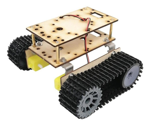 3-9v Chasis De Oruga De Tanque Robot Inteligente Bajo Ruido