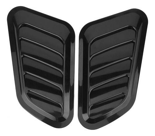 2 Peças Decorativas De Entrada De Ar Para Carro Turbo Hood V
