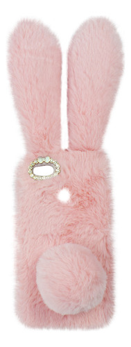 Funda De Teléfono Pink Plush Rabbit Lite (2017) Winter Fu