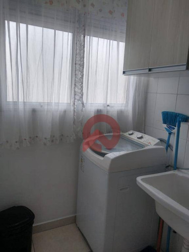 Apartamento Com 2 Dormitórios À Venda, 59 M² Por R$ 318.000,00 - Ocian - Praia Grande/sp - Ap3356