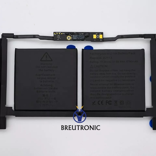 Bateria A2113 Para Macbook Pro 16 Retina A2141 2019