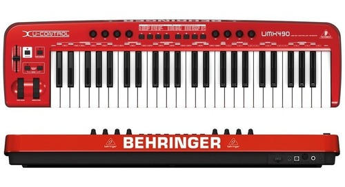 Behringer Umx490 Teclado Controlador De 49 Teclas Con Placa