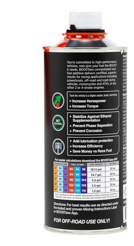 Aumentador Octanaje Gasolina Octane Boostane Professional